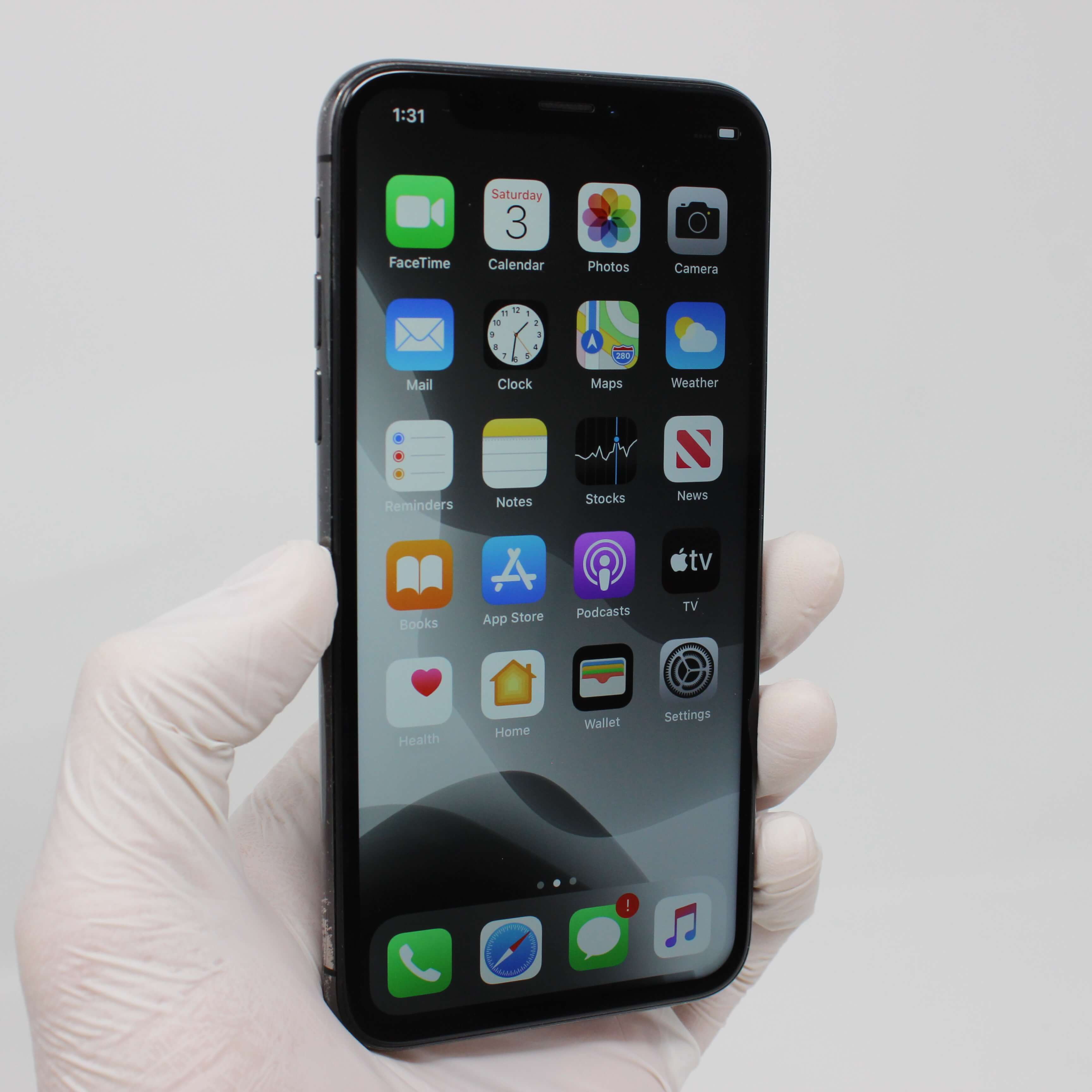 Iphone x black фото