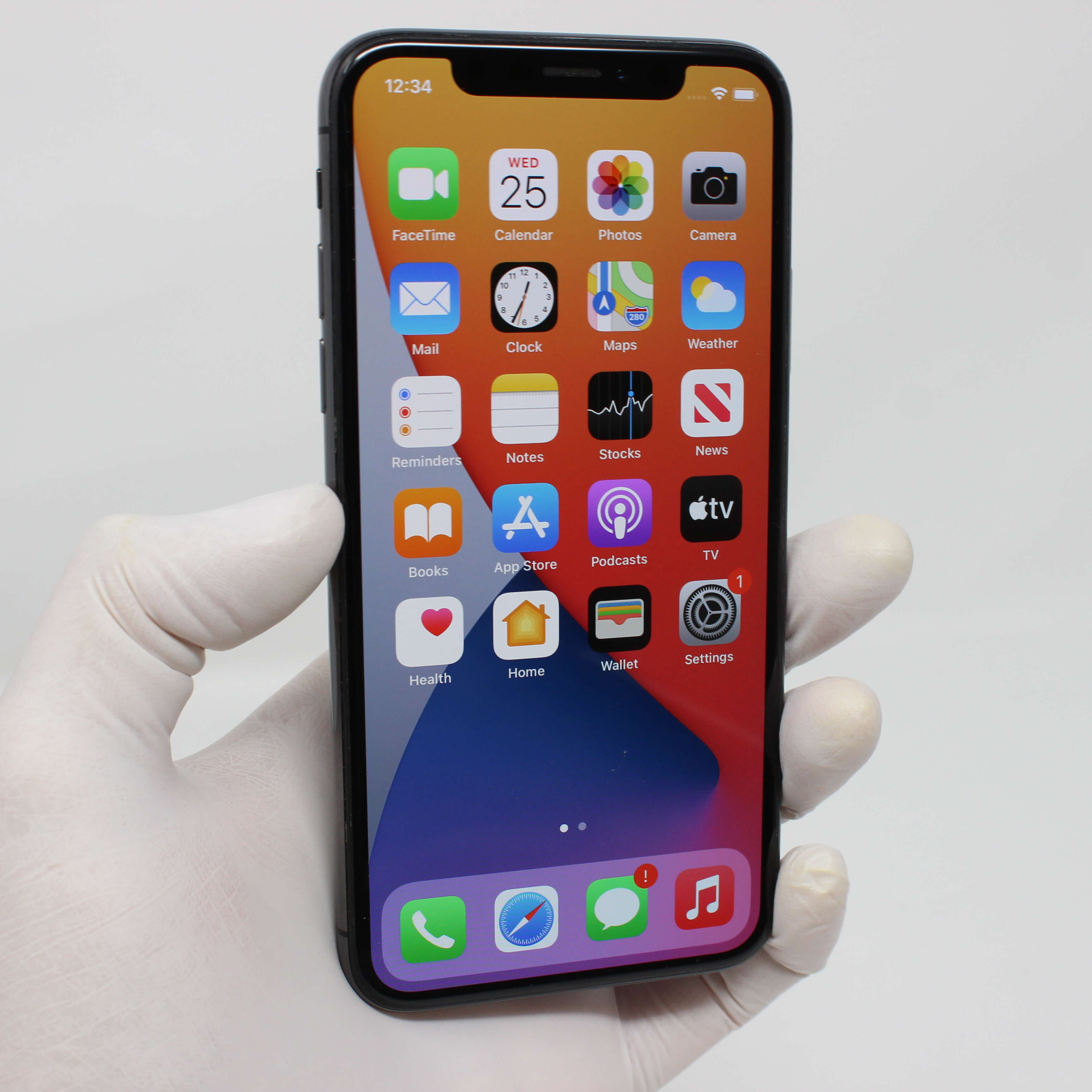 Iphone x black фото