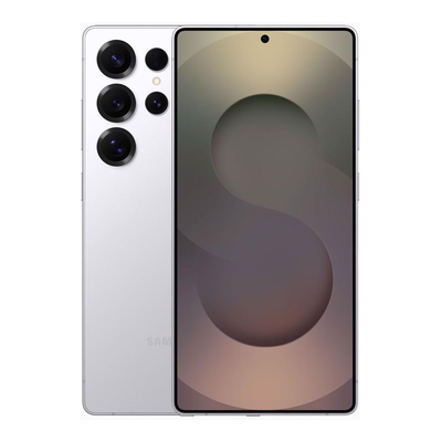 Certified refurbished Galaxy S25 Ultra Titanium Whitesilver