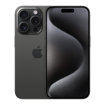 Certified refurbished iPhone 15 Pro Black Titanium