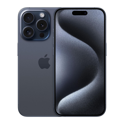 Certified refurbished iPhone 15 Pro Blue Titanium